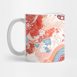 Traditional Japanese Floral Art - Anime Patterns Mug